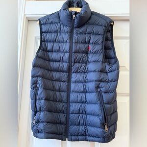 Men's Navy Polo Ralph Lauren Puffer Vest